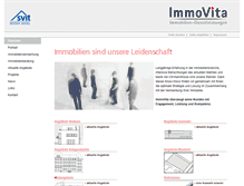 Tablet Screenshot of immovita.ch